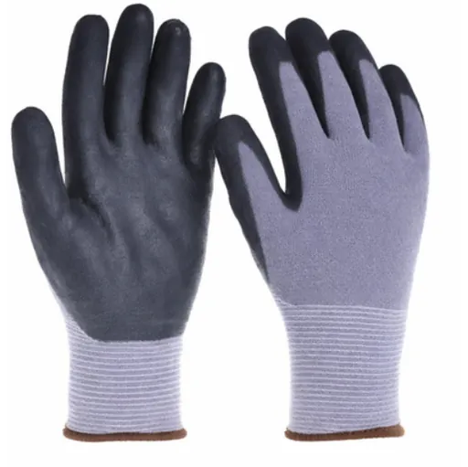 N304 | Nitril gecoate handschoenen met ruwe afwerking